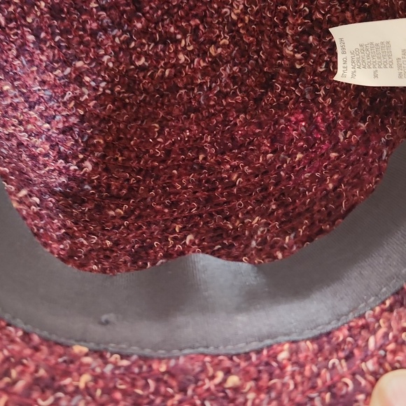 Betmar New York vintage cloche maroon woamns hat - Picture 8 of 14
